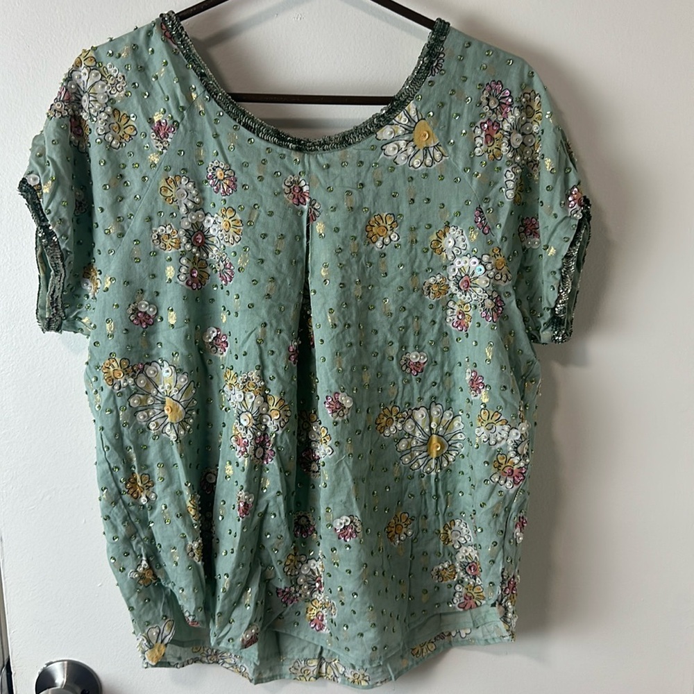 TiMo beaded blouse